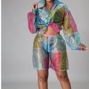 Bandana Patchwork Short Set